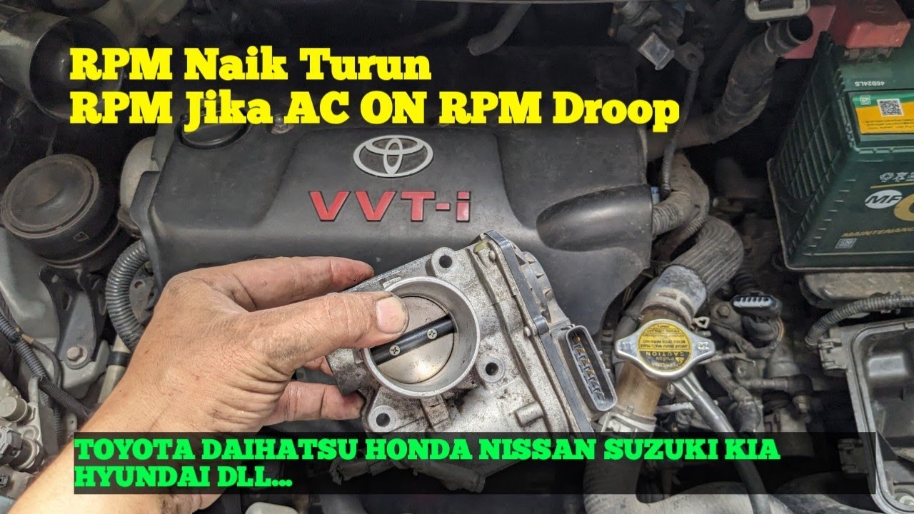 Toyota Yaris RPM naik turun dan Droop.  Bisa di Kerjankan Sendiri Tanpa Ke Bengkel.