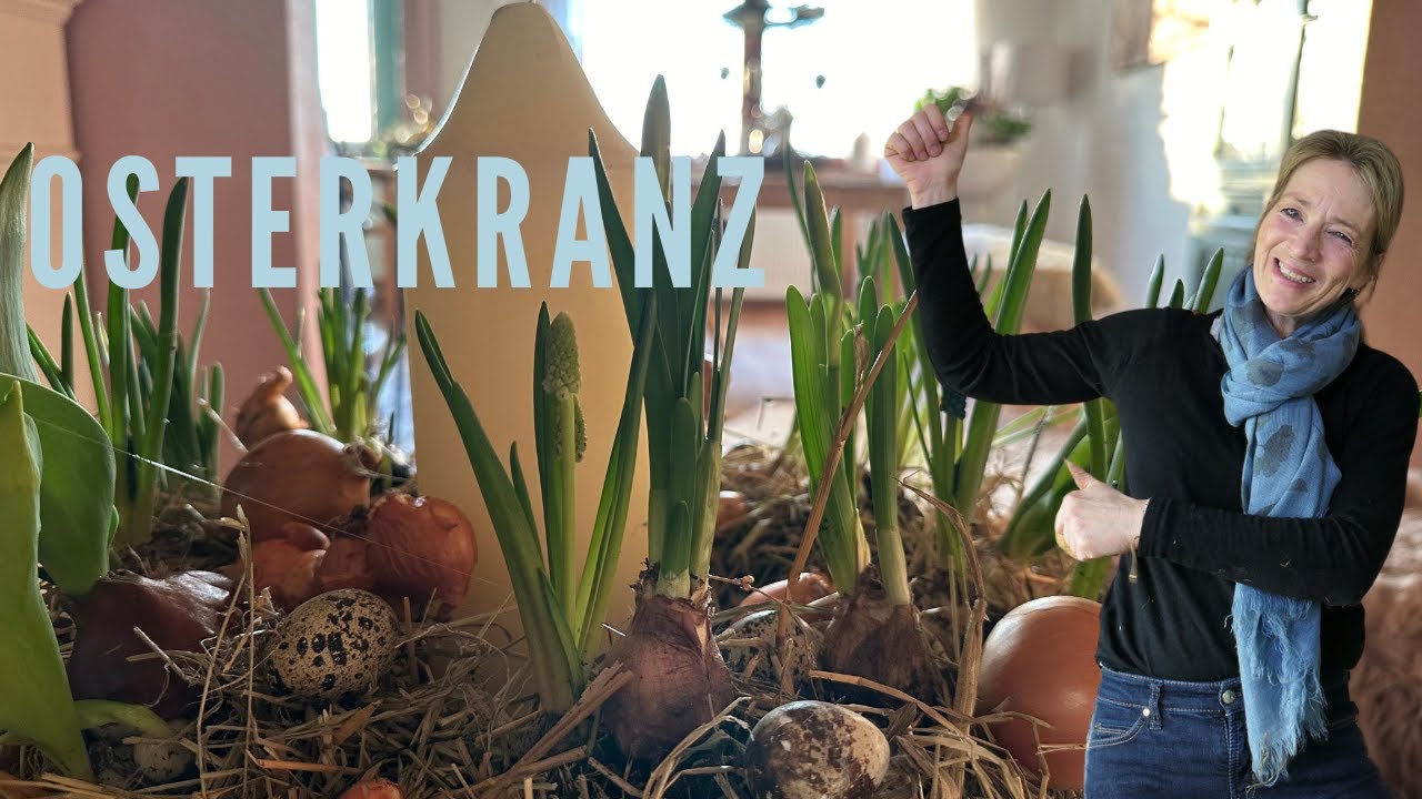 DIY Osterkranz vom Lande 🐰 Heukranz mit Frühblühern 🐰Ostern 2024 🐰