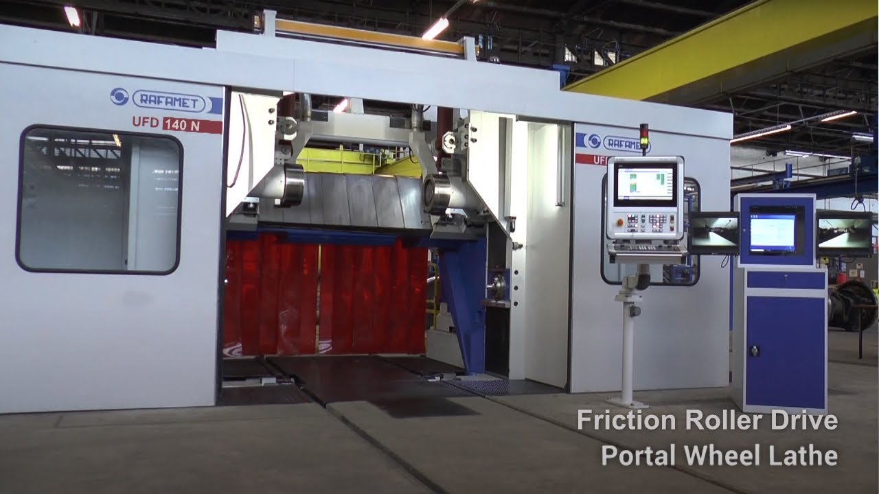 RAFAMET UFD 140 N – Portal wheel lathe