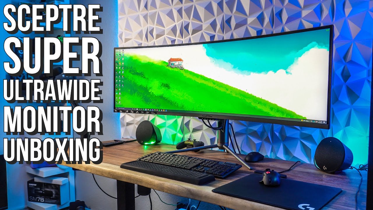 Sceptre 49 Super Ultrawide Monitor Unboxing! (C505B-QSN168)