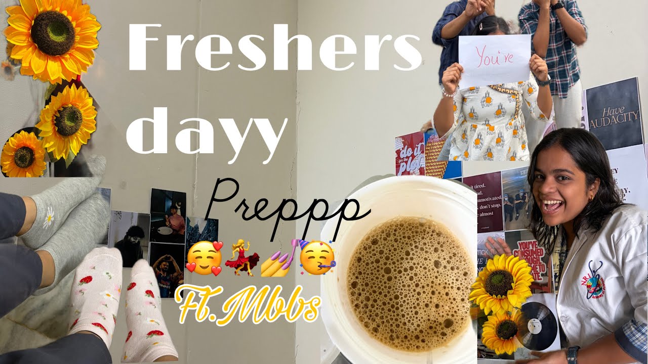 Freshers prep vlogg ft.mbbs medical college