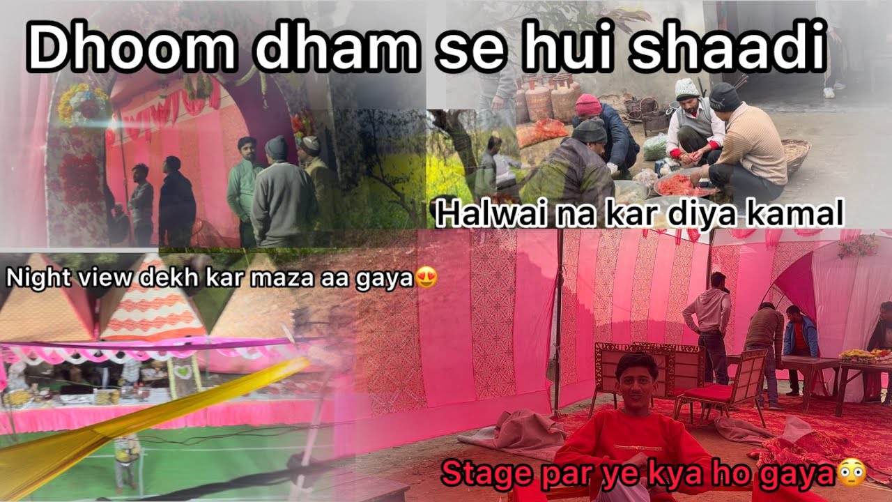 Barat ka takda suwagat kiya || Aryan malik