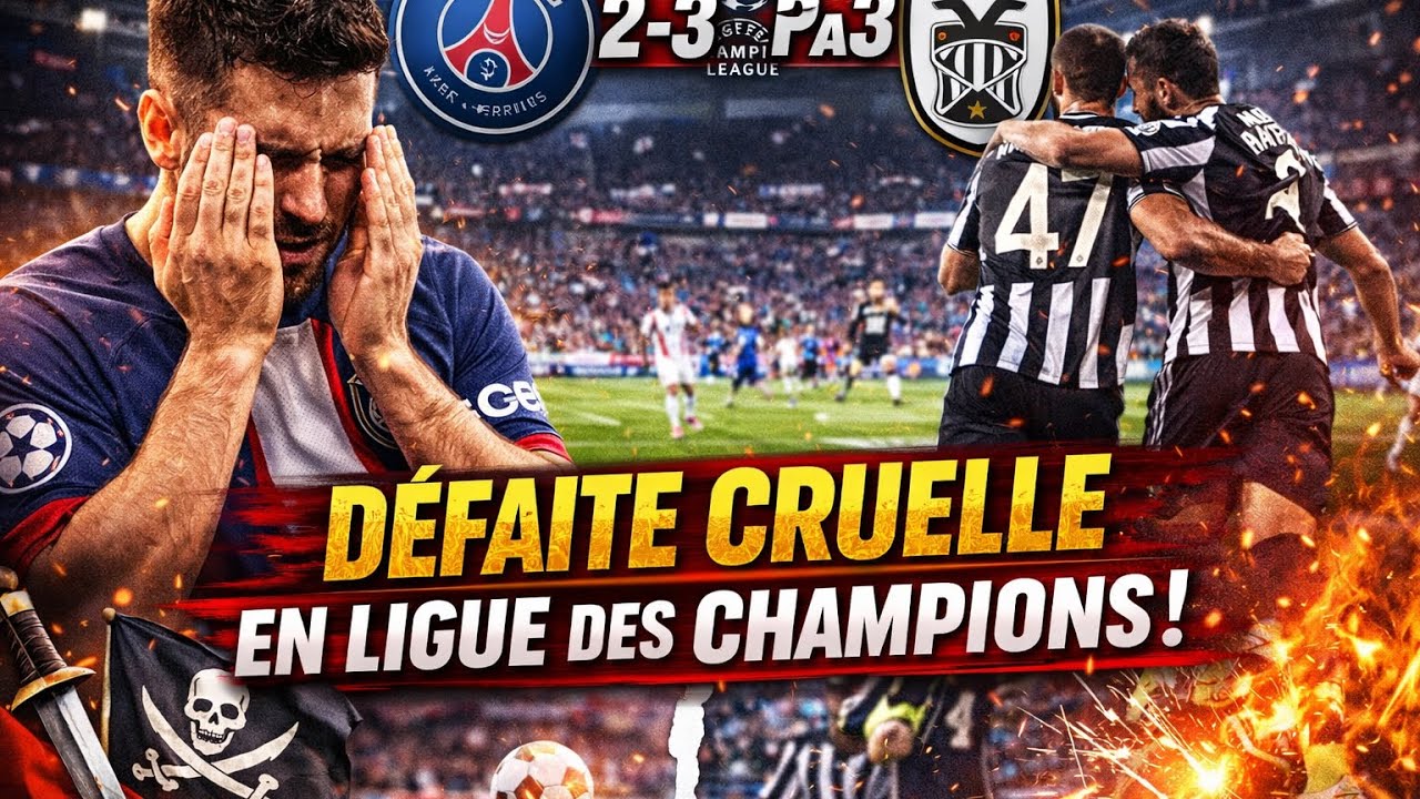 🔥 PSG vs PAOK FC (2-3) 😱 DÉFAITE CRUELLE EN LIGUE DES CHAMPIONS | MATCH ÉPIQUE ! ⚔️🏴‍☠️