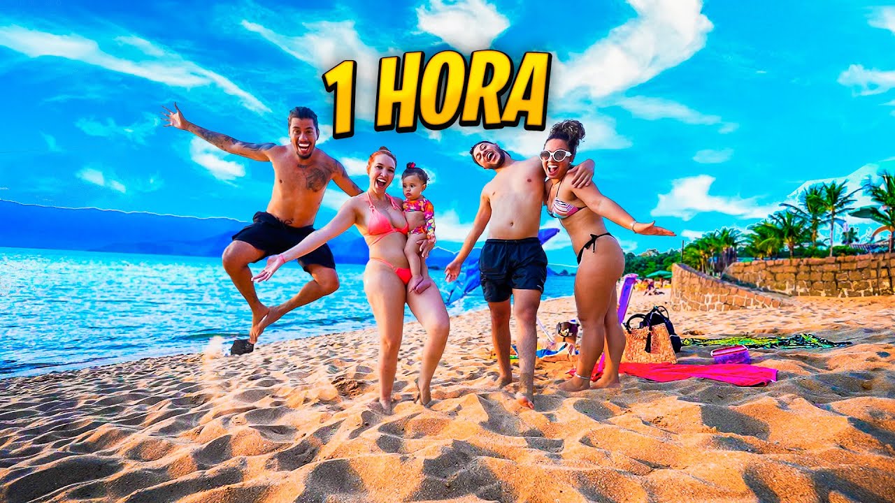 1 HORA DE VLOG - A GRANDE VIAGEM COM NOSSOS AMIGOS NA PRAIA!