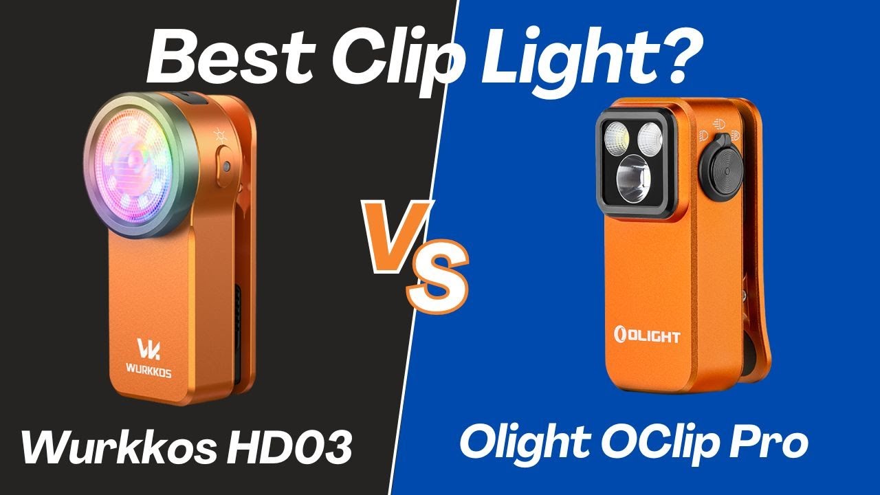 Wurkkos HD03 против Olight Oclip Pro | Лучший EDC Clip Light 2025 года