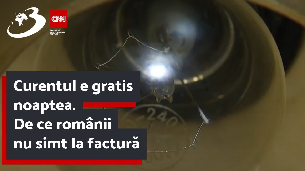 Curentul e gratis noaptea. De ce românii nu simt la factură