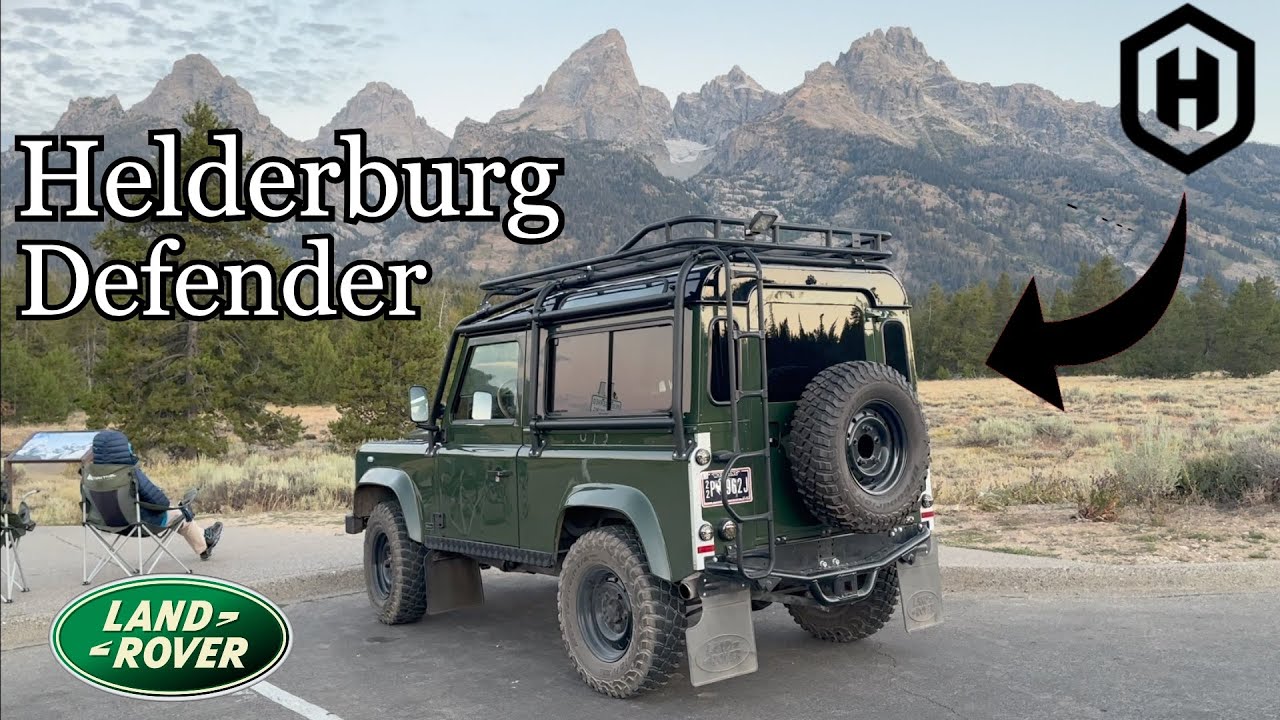 Helderburg Defender D90 | Custom Land Rover walk around in the Tetons 