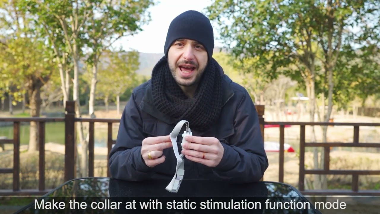 B800C Bark control collar operation video