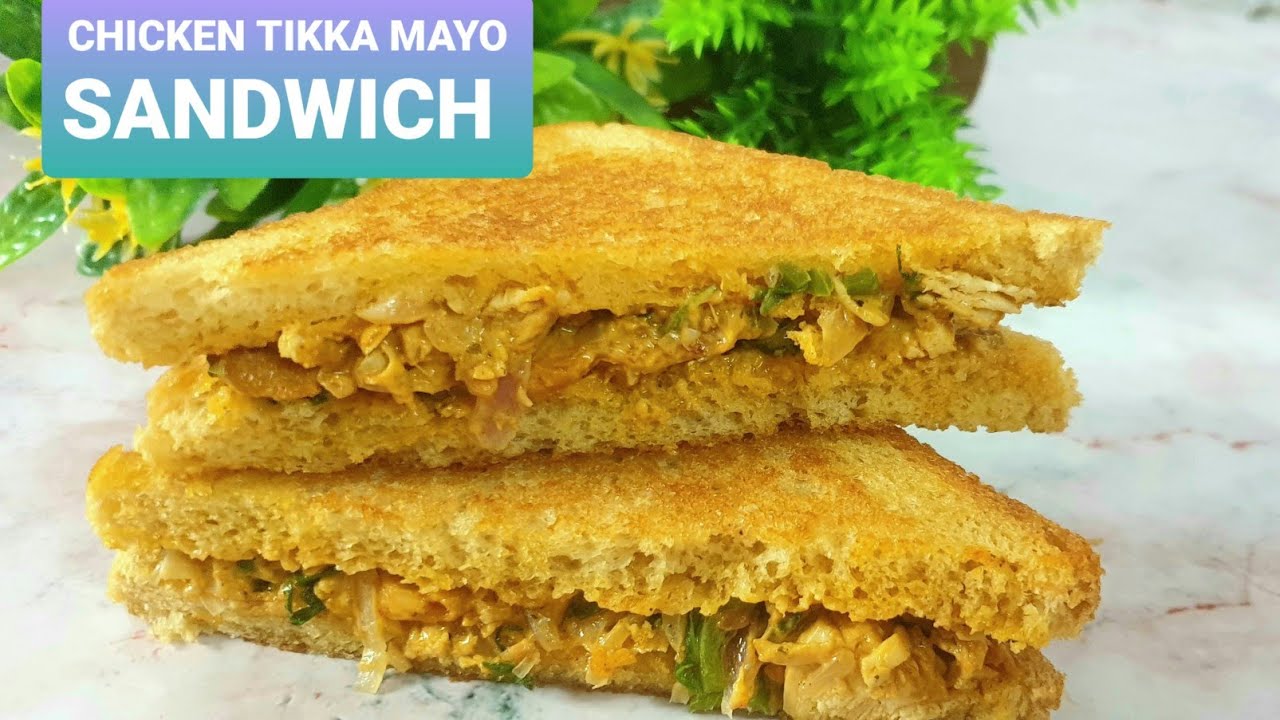 Easy Sandwich recipe | Chicken Tikka Mayo Sandwich Recipe |  by Cooking with Benazir