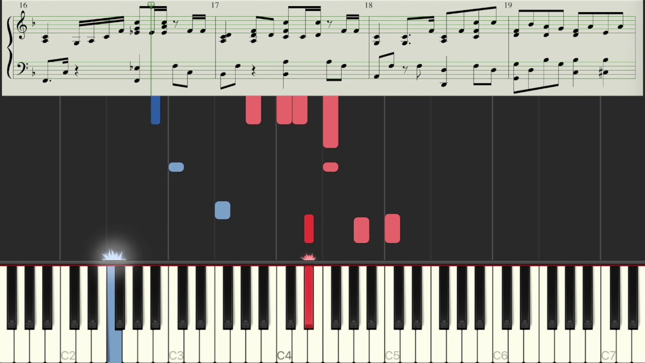 I Will Worship You - piano tutorial 𝕀 hymn piano 𝕀 sheet 𝕀 synthesia 𝕀 예배합니다 피아노 악보