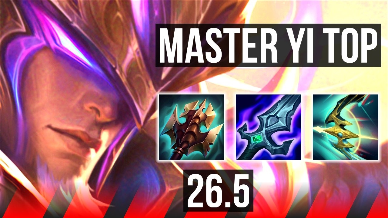 MASTER YI vs ZAAHEN (TOP) | EUW Master | 26.5