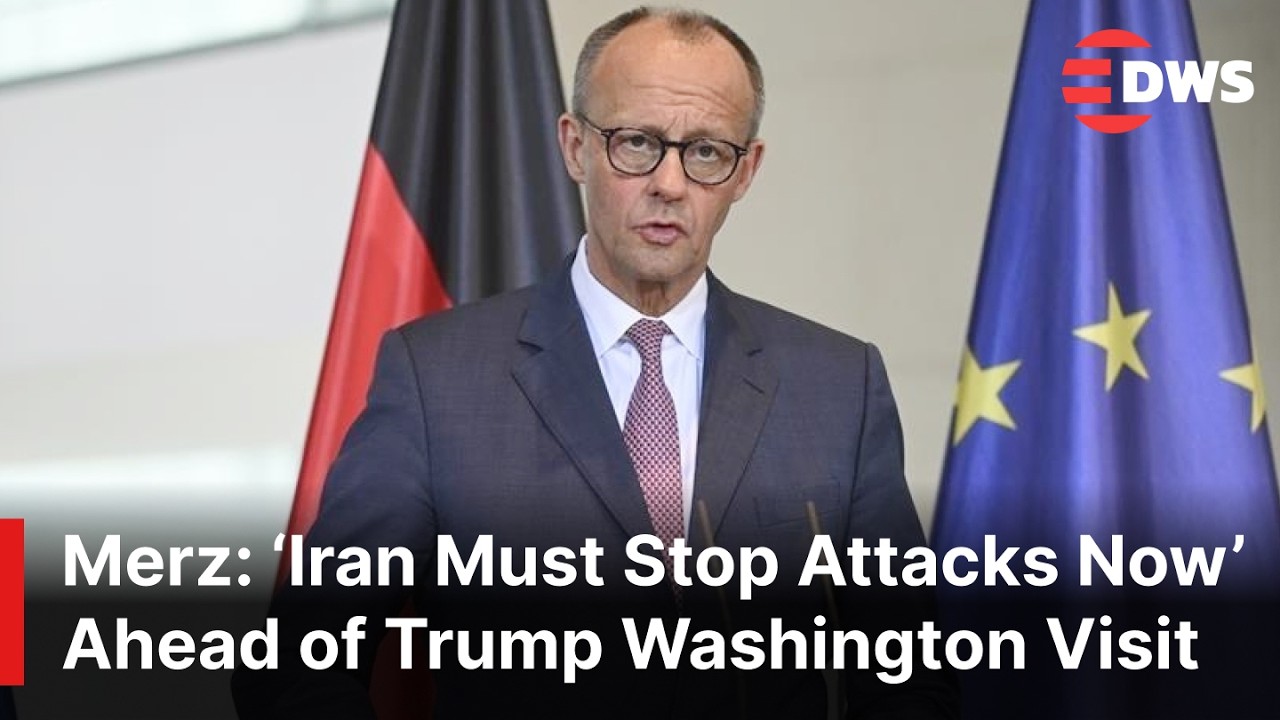 FULL PRESSER: Merz Responds to Middle East Escalation, Warns Iran, Sets Stage for Trump Talks | AC1E