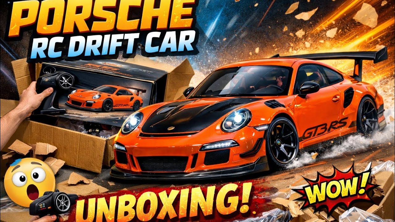 RC Drift Porsche 911 Unboxing 😱 | First Drift Test 🔥 Worth It or Not?