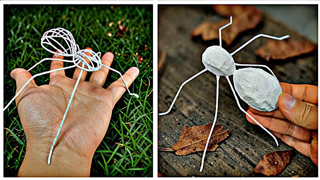 Diy Craft paper spider 