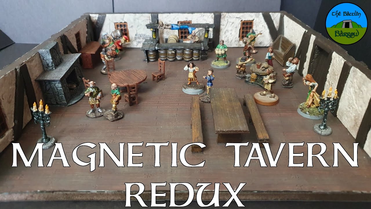 Magentic Tavern Walls Terrain - Dedux