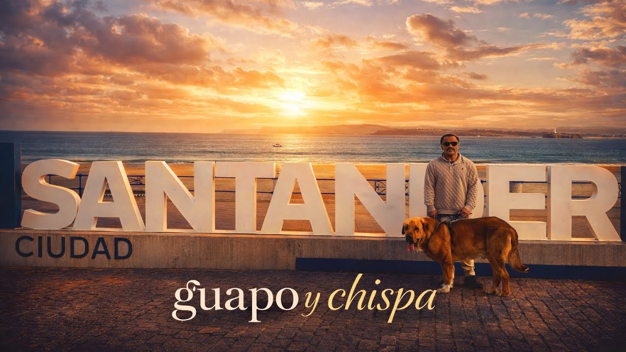 Guapo y Chispa en Santander | Día de Playa 🌊