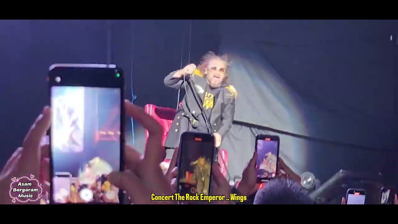 Konsert Wings The Rock Emperor Part 1 ...Muzik padu sound jitu....