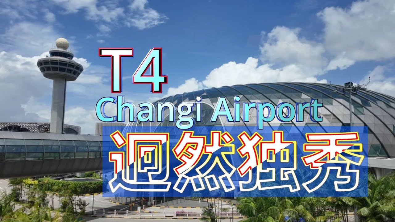 Beautiful T4 Changi Airport 美丽的T4樟宜机场 Singapore 4K