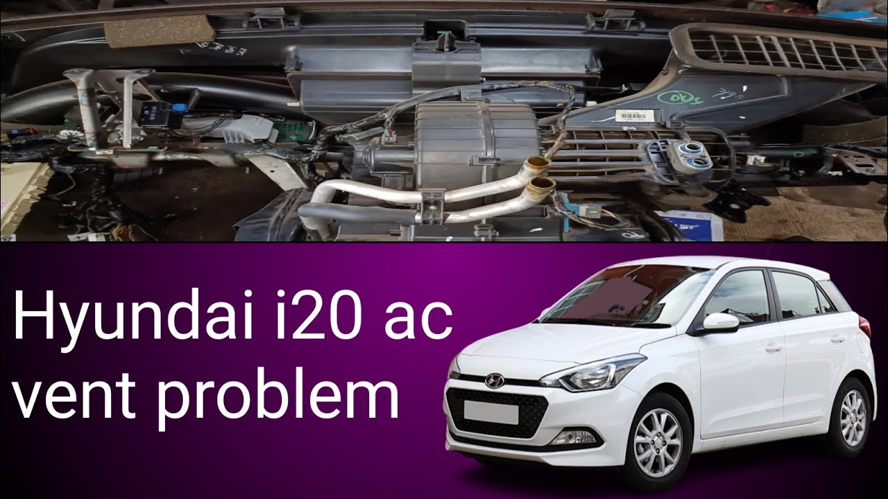 how to fix Hyundai i20 ac vent problem