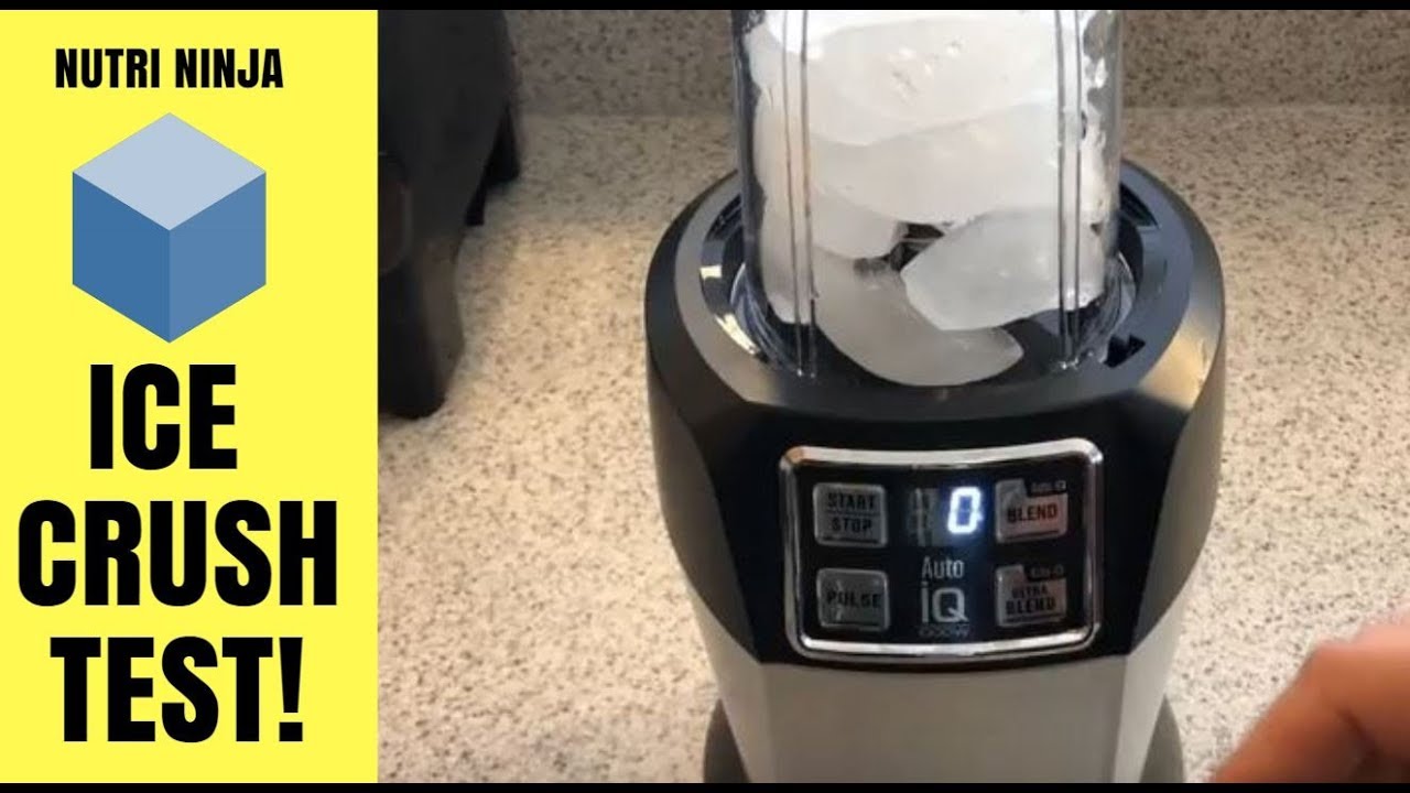 Сможет ли Nutri Ninja Auto IQ РАЗЛОМИТЬ ЛЁД? Давайте узнаем...