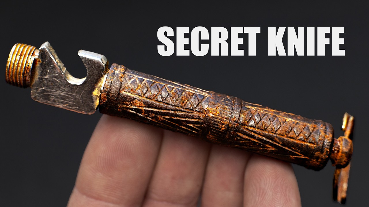 Secret Pocket Knife Restoration &ndash; What Was Hidden Inside?
