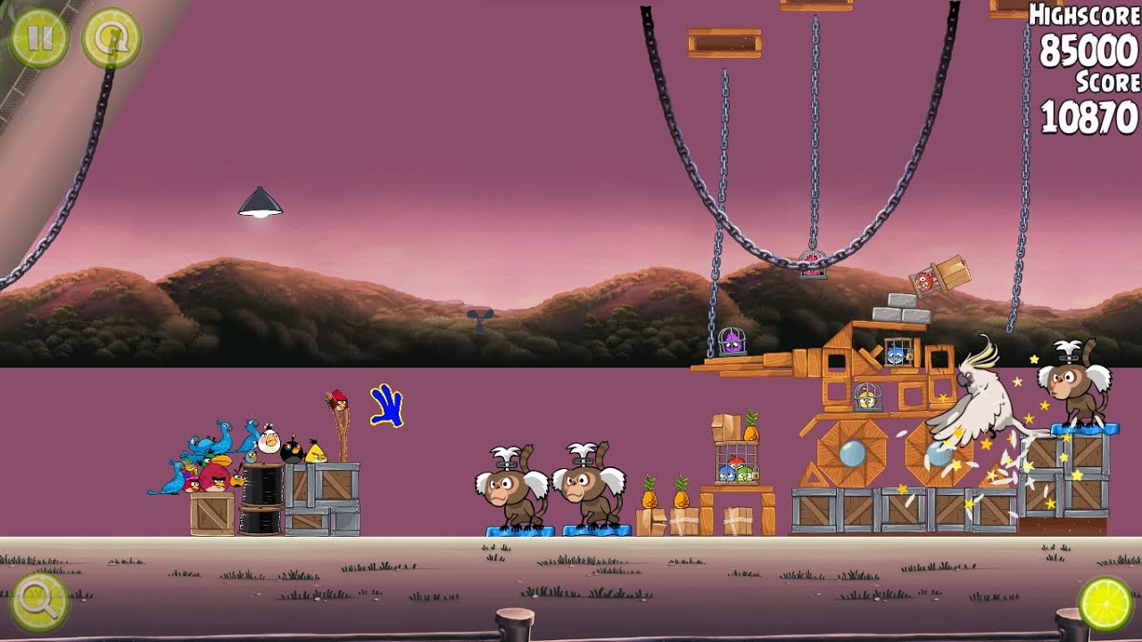 Angry Birds Rio Sprites Changed Gameplay