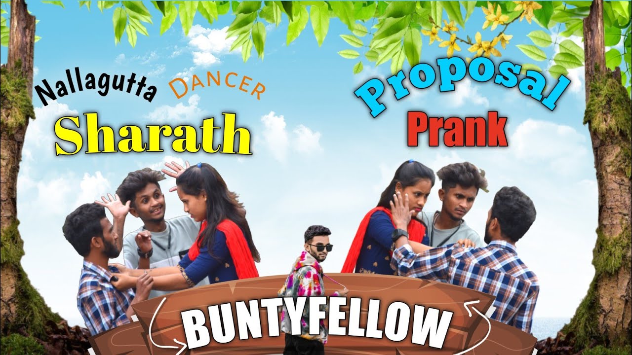 nallagutta dancer Sharath  love proposal prank with crazy girl