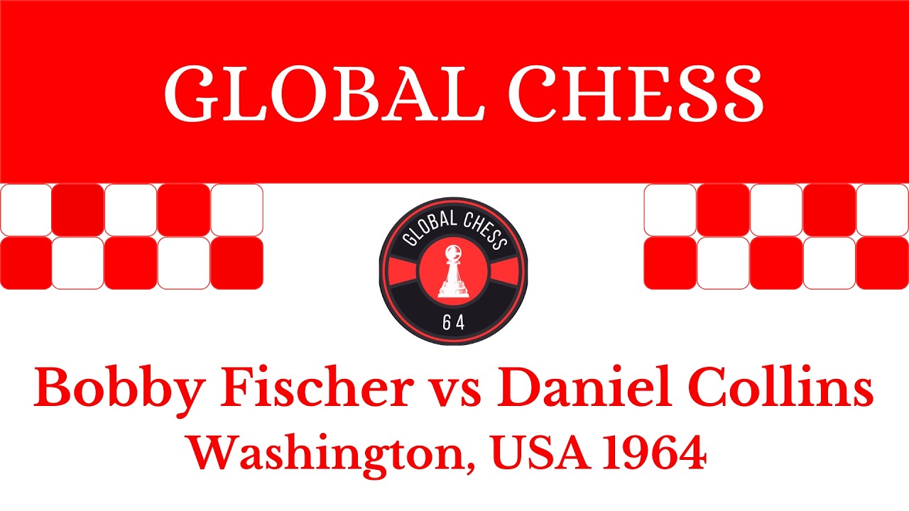 Bobby Fischer vs Daniel Collins. Washington, USA 1964