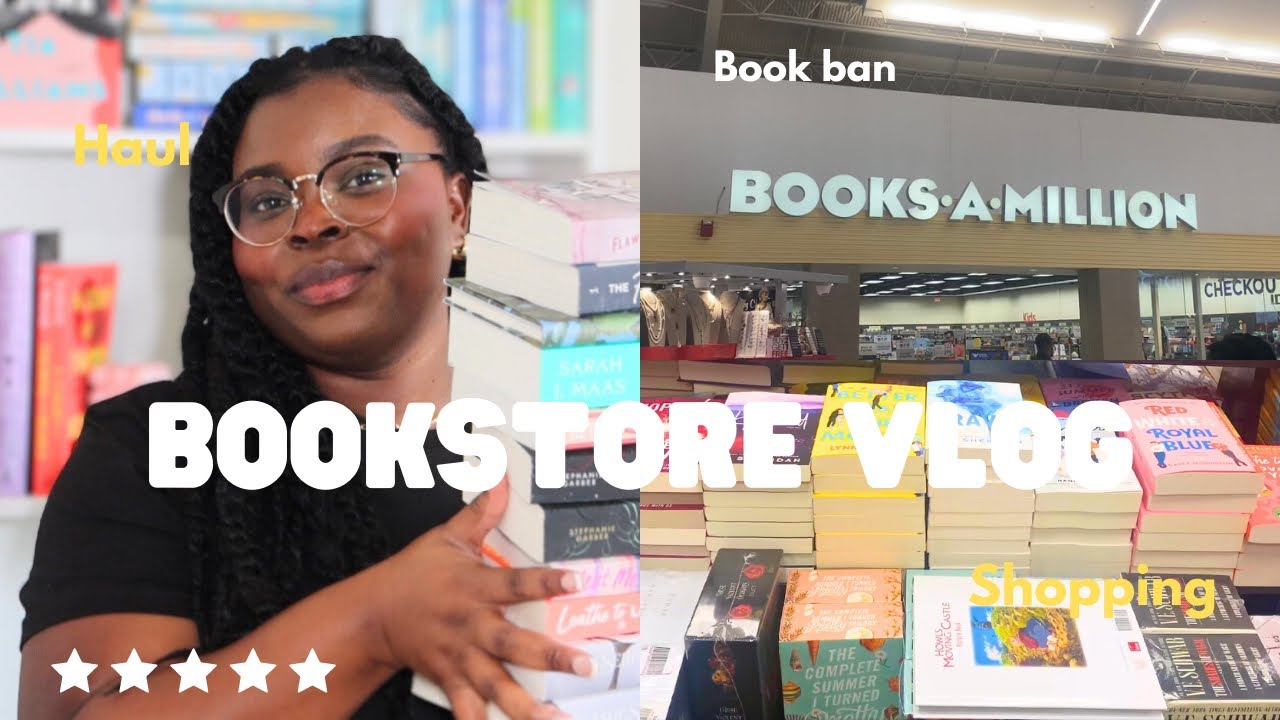 Bookstore vlog | spend the day shopping with me| books- a-million
