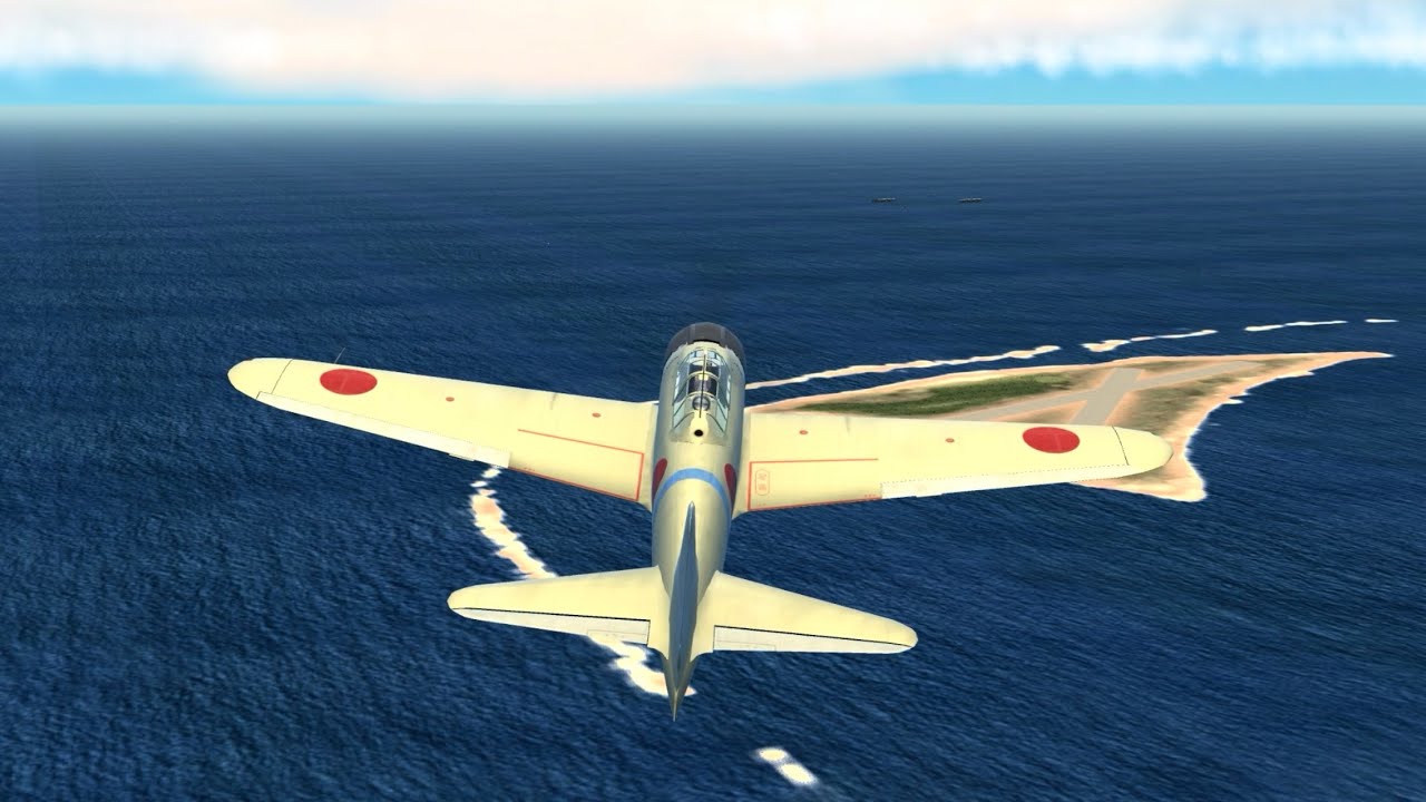 A6M2 ZERO Intense Fight At The Battle Of Midway Gunship Sequel WW2 ( Android/ iOS )