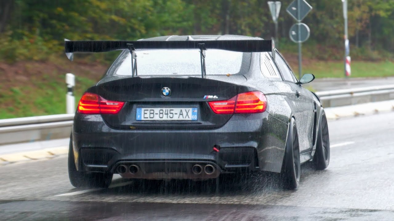 Cars Leaving Nürburgring Tankstelle!