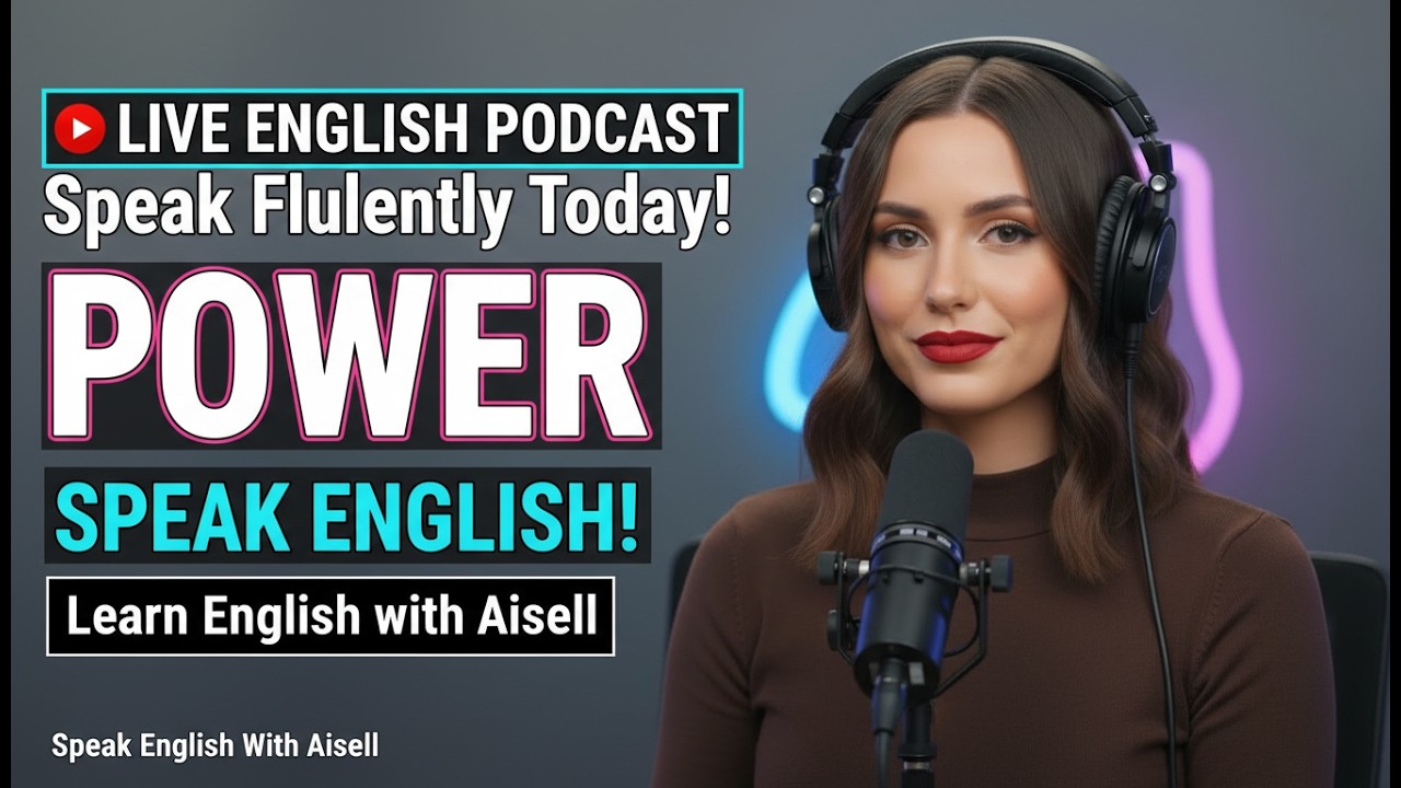🔴 LIVE English Podcast – Don’t Miss This Speaking Practice | Learn English Fluently Fast