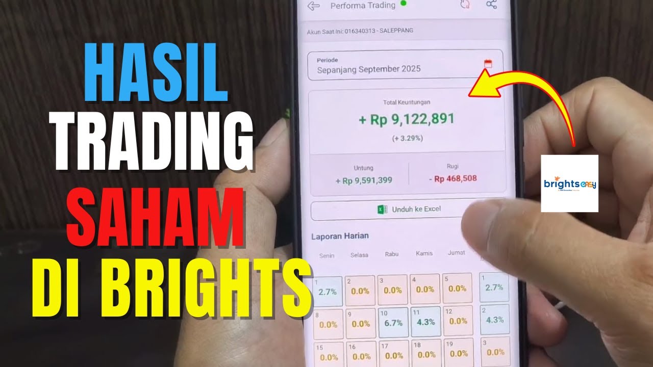 Review Hasil Trading dan Investasi di BRIGHTS BRI Danareksa Sekuritas