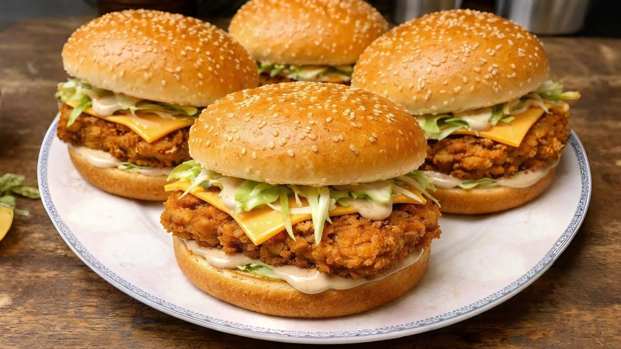 Crispy Fish Burger Recipe for Iftaar at Home | Urdu/Hindi Voice Over with English Subtitles