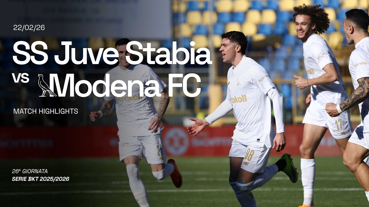 Highlights Serie BKT: Juve Stabia - Modena 1-2