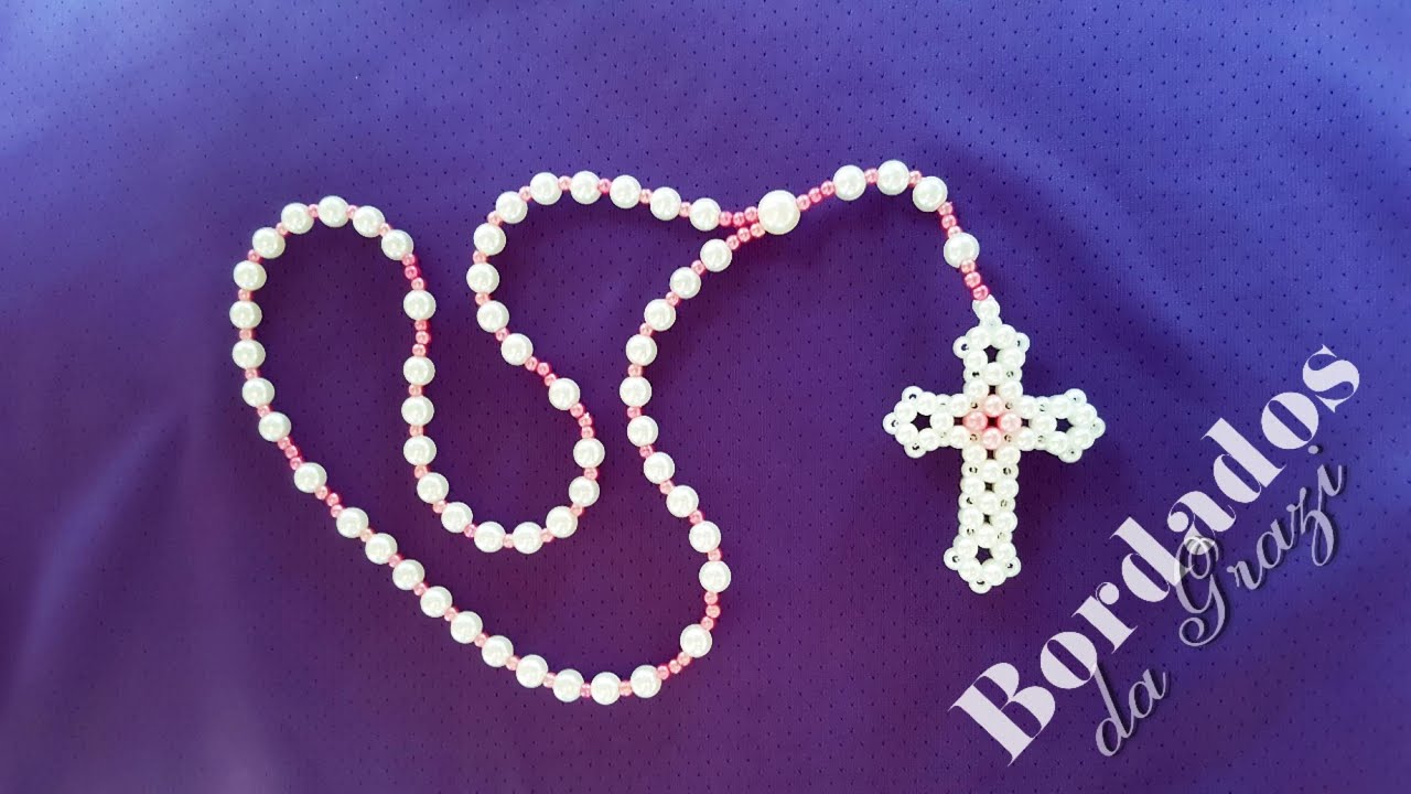 Como fazer um terço com um lindo crucifíxo