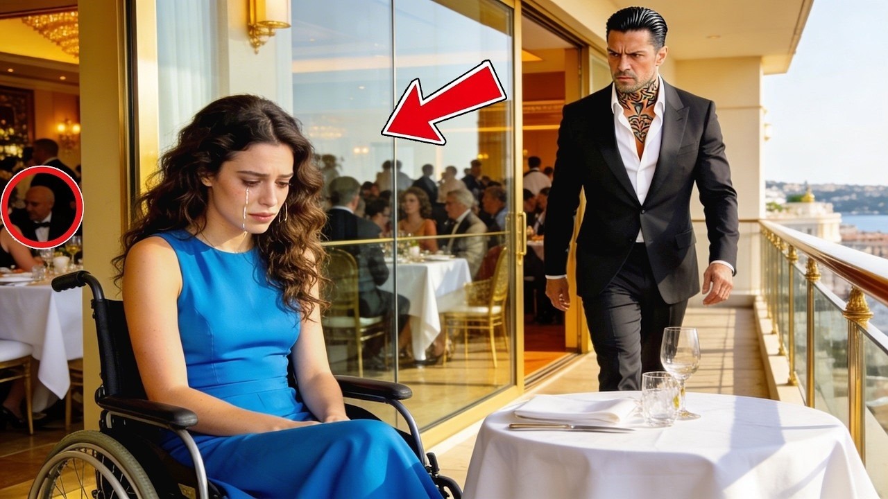 Hicieron sentar afuera a su esposa en silla de ruedas — el jefe mafioso cerró el restaurante