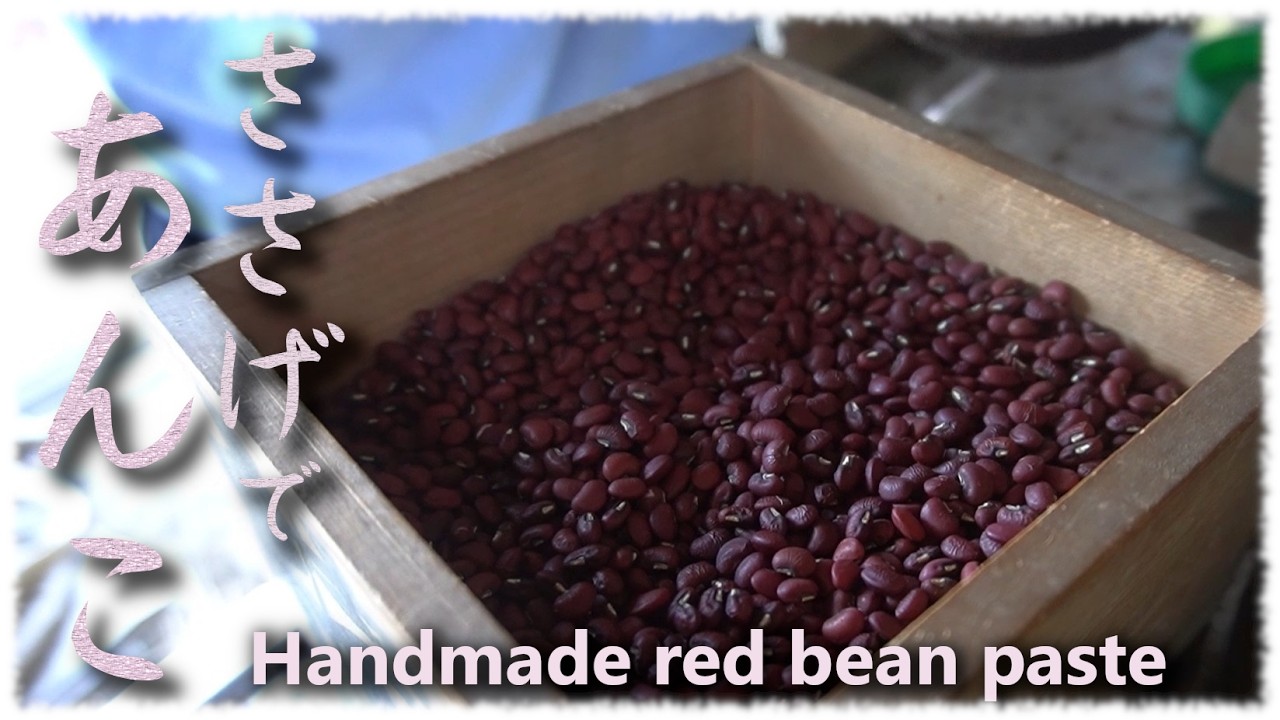 「小豆とささげ」あんこを作ってみよう！Let's make red bean paste!