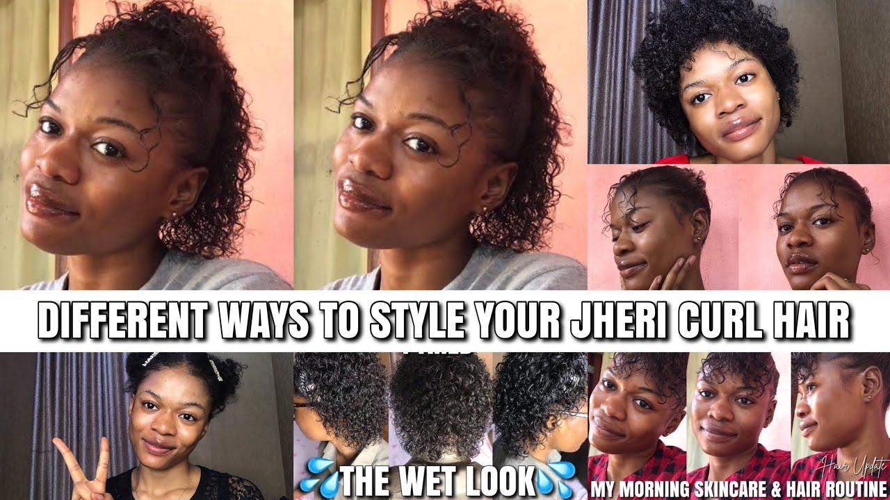 DIFFERENT WAYS TO STYLE YOUR JHERI CURL WHEN GOING OUT! 💝 *Requested* | MS JOVOU