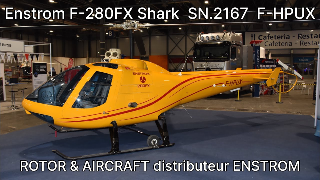 Enstrom F-280FX Shark  SN.2167  F-HPUX  European Rotors 2023