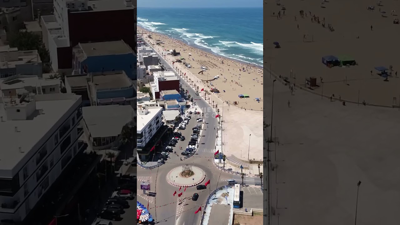 Discover the Hidden Gems of Mehdia in Morocco by drone