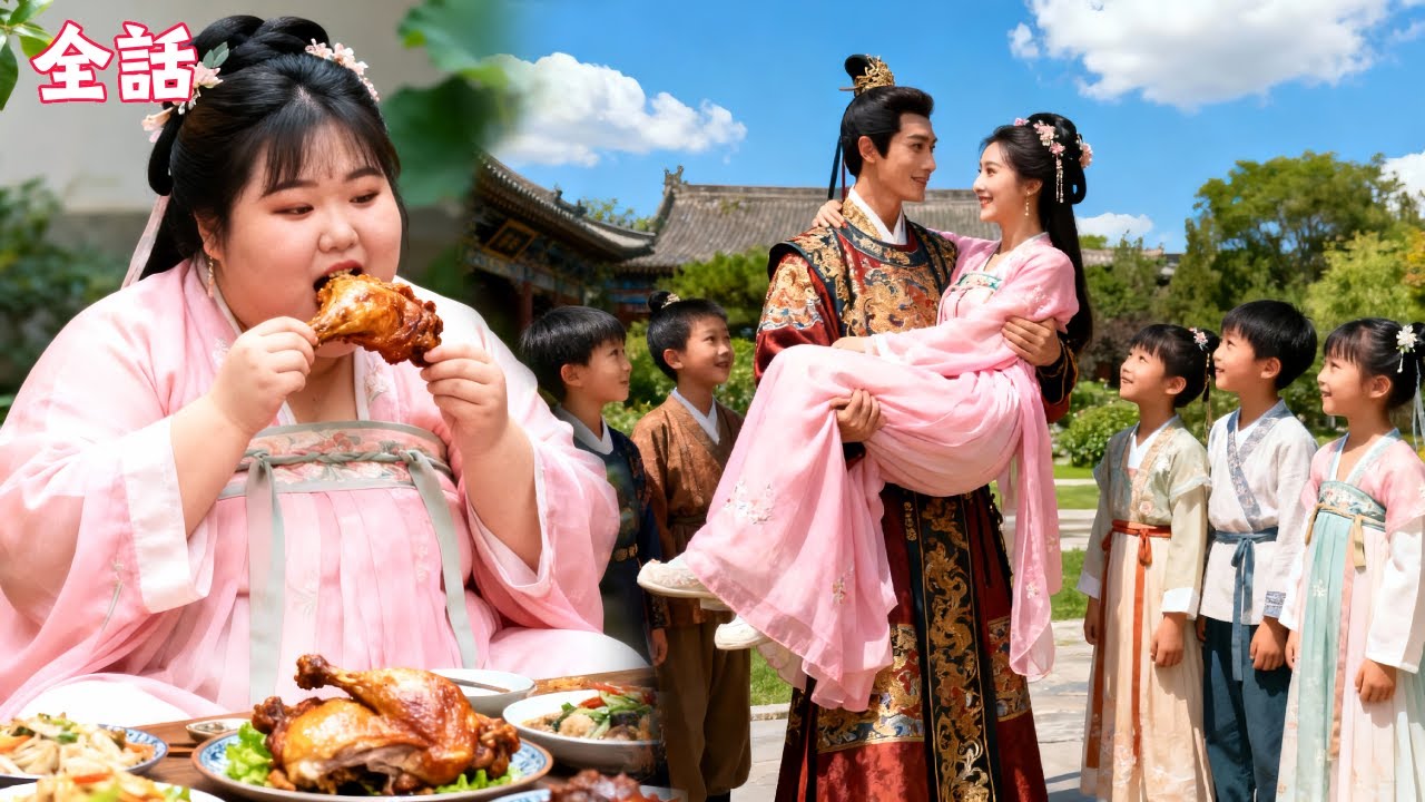 【日本語吹き替え】古代のデブ女に転生、一夜を共にして五つ子を産む！冷たい王子様が毎晩溺愛！