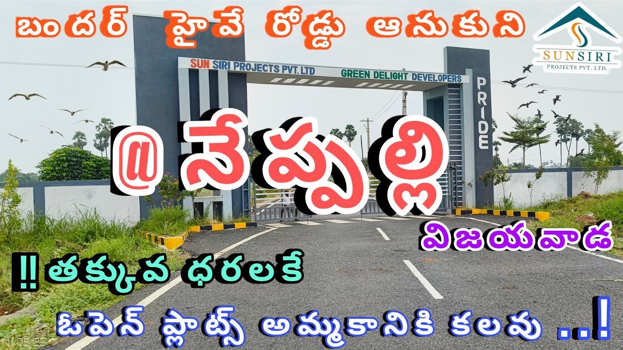 𝗟𝗼𝘄 𝗰𝗼𝘀𝘁 𝗼𝗽𝗲𝗻 𝗽𝗹𝗼𝘁𝘀 𝗳𝗼𝗿 𝘀𝗮𝗹𝗲#nepali #vijayawada#bandarroad #kankipadu#tollgate 