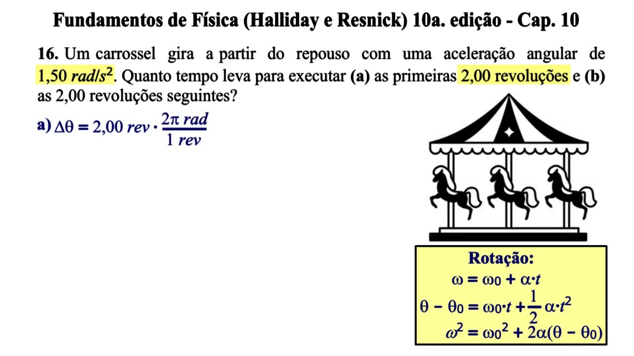 Aula 16 - Fundamentos de Física (Halliday e Resnick) 10a. Edição - Cap 10.
