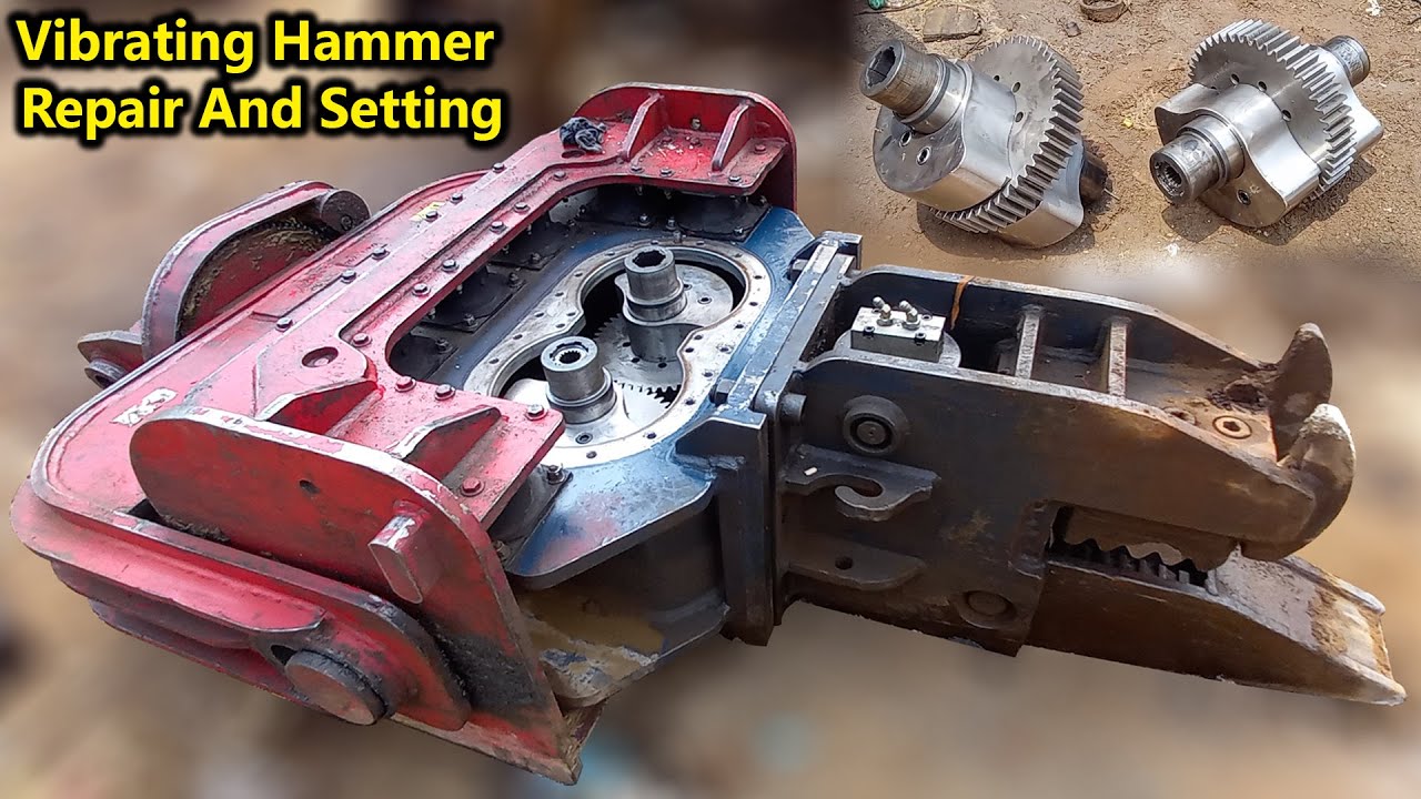 Vibrating Hammer Repair And Setting A Spare Parts | Fire Metal