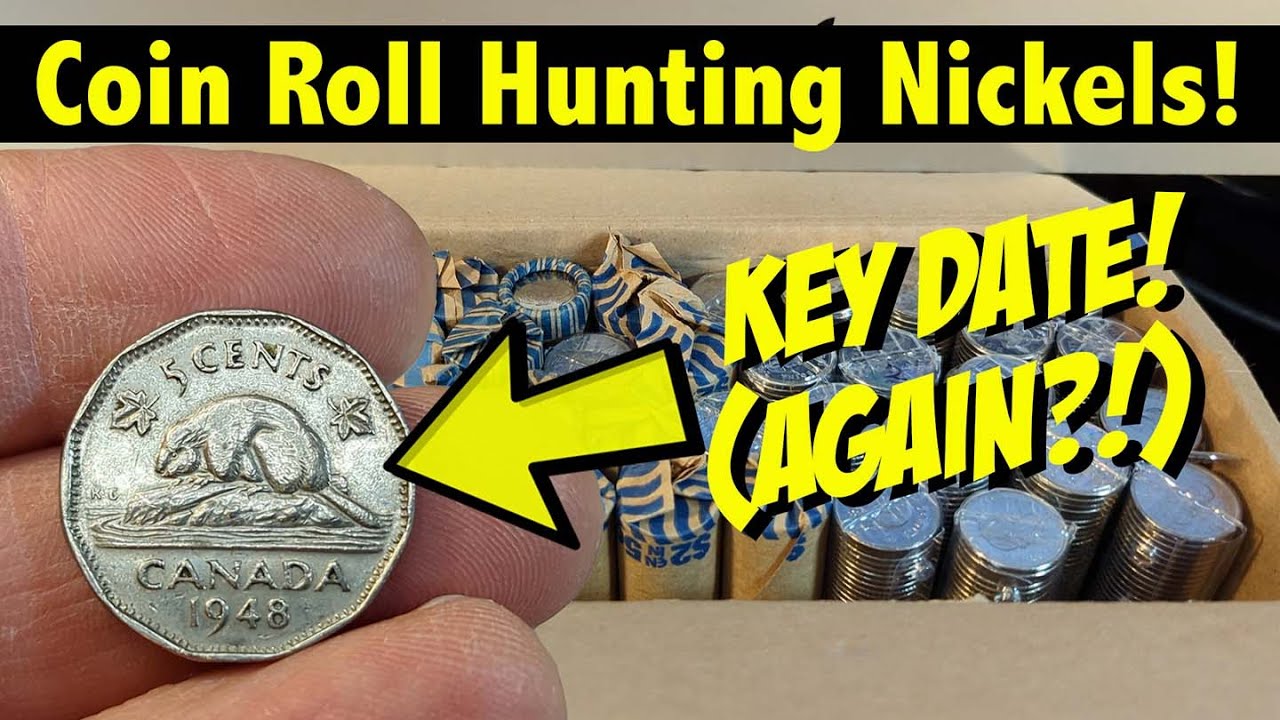 Key Date Streak!! Coin Roll Hunting Nickels!