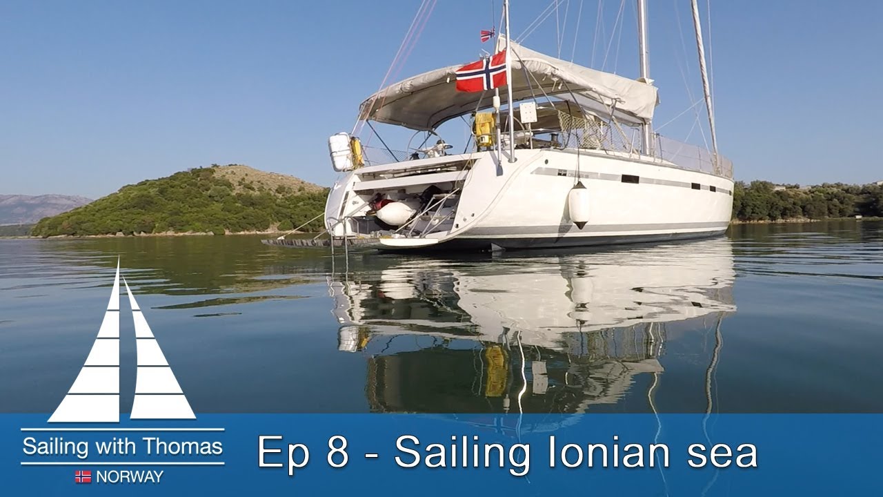 Sailing Ionian Sea from Corfu, check in port police, blue lagoon Sivota and Nydri Lefkas - SwT 8