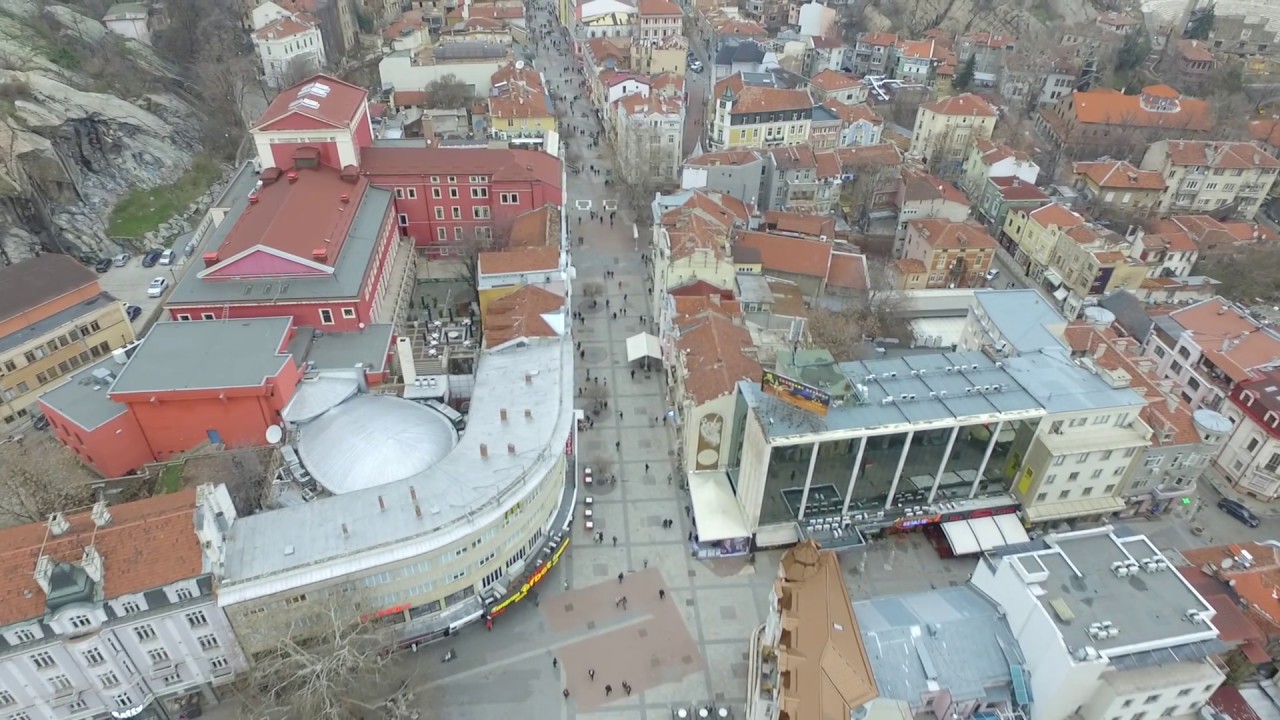 The Centre Of Plovdiv From Above