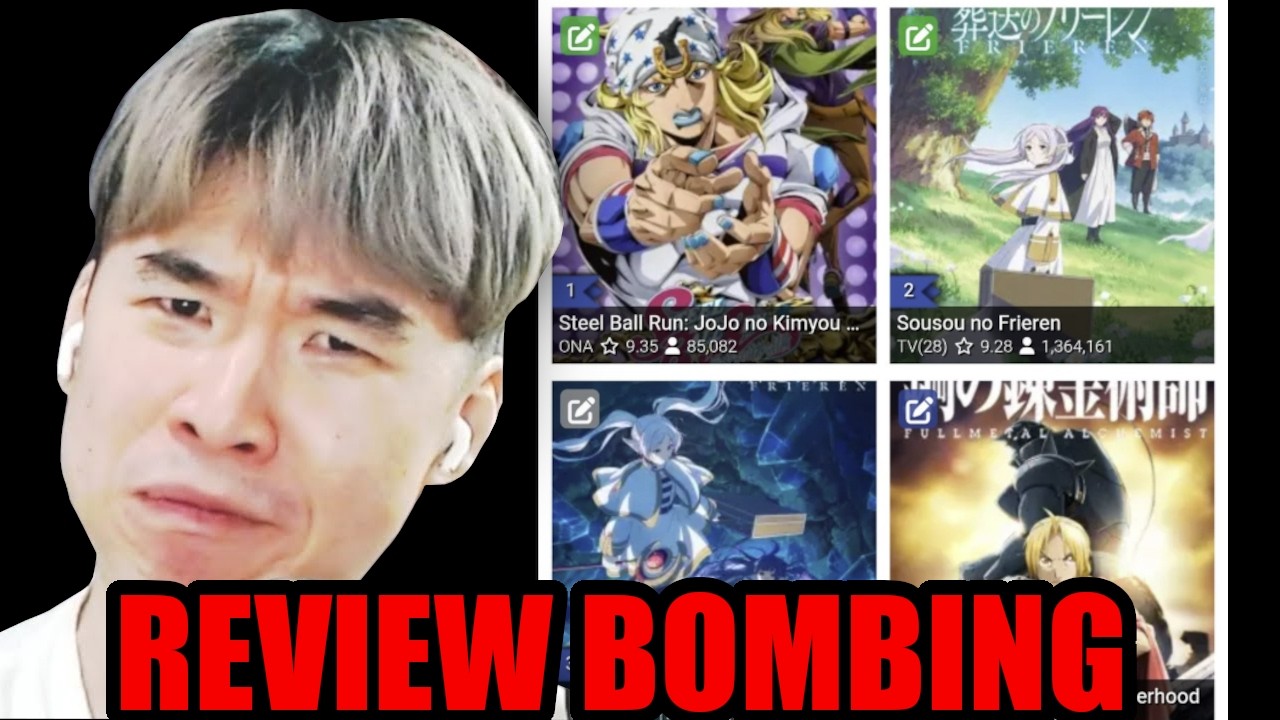 Rank 1 Anime JoJo's Steel Ball Run DETHRONES Frieren...REVIEW BOMBING ??