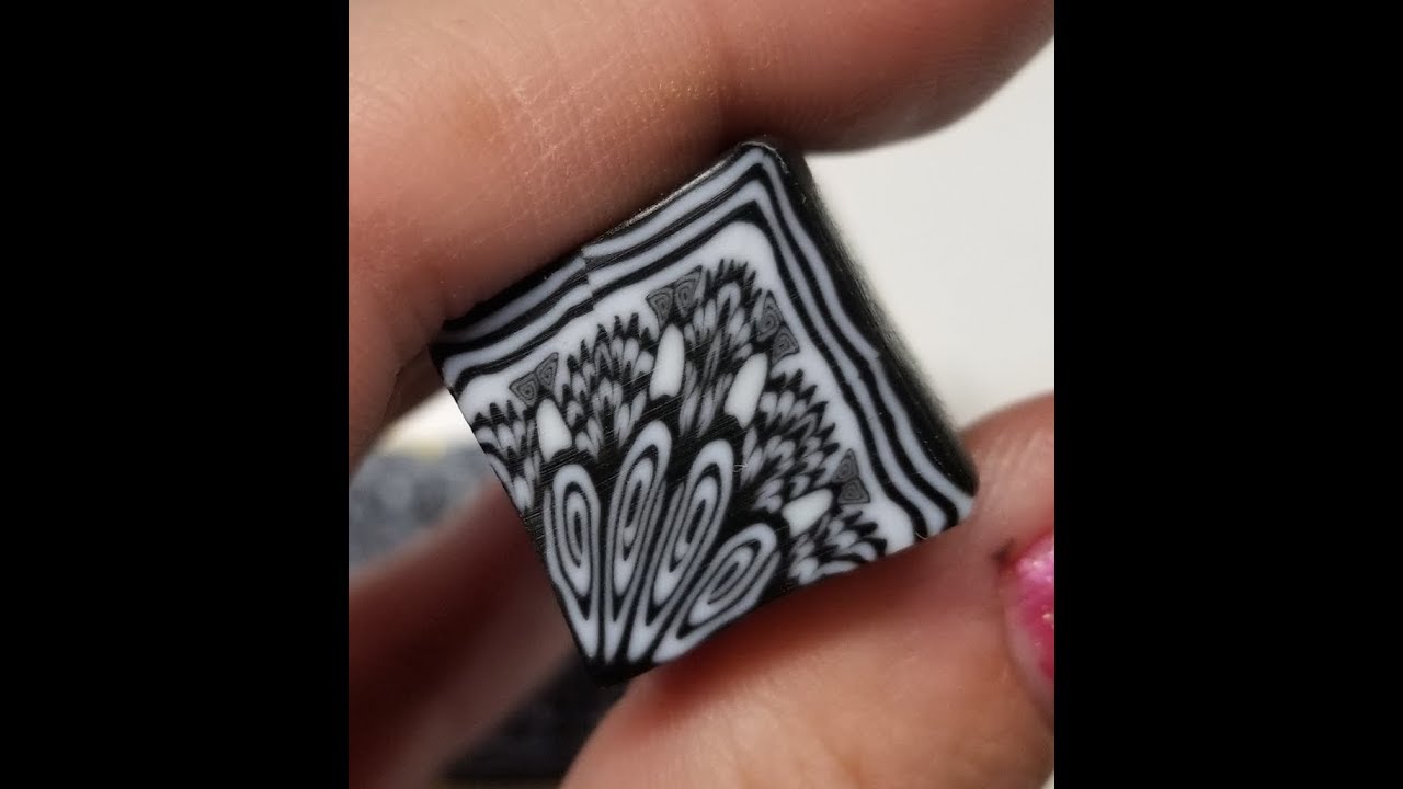 Polymer clay cane 22